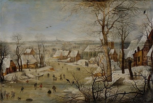 Winterscape (sold With 228a; Set Of 2) by Pieter Bruegel the Elder