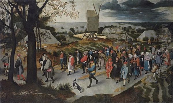 The Wedding Procession by Pieter Brueghel the Younger