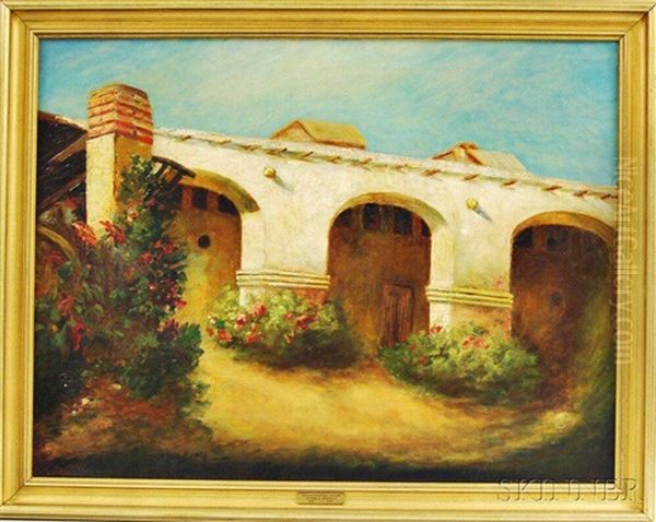 Arches, Capistrano Mission, California by George Matthew Bruestle