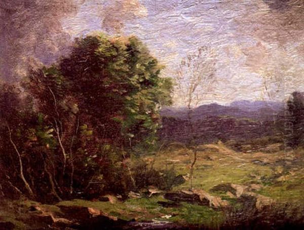 The Brook, Lyme, Connecticut by George Matthew Bruestle