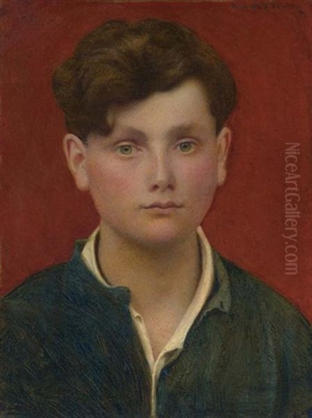 Portrait Of A Boy by George de Forest Brush