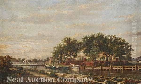 The Hotel At Spanish Fort On Bayou St. John by William Henry Buck