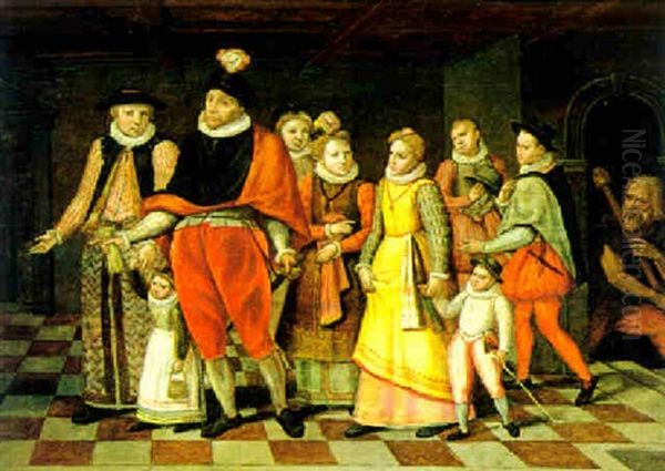 Die Familie Des Herzogs Von Guise by Francois Bunel the Younger