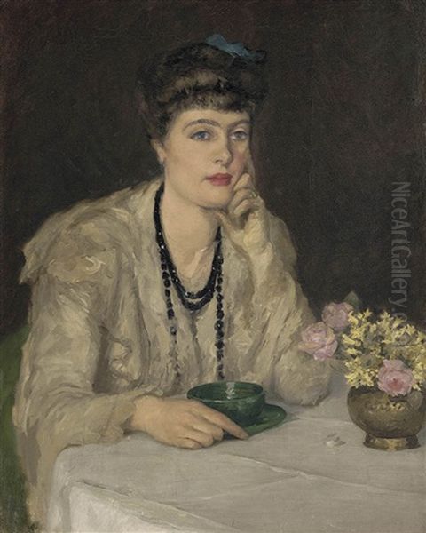 A Cup Of Chocolate (also Known As At The Table) by Rupert Bunny