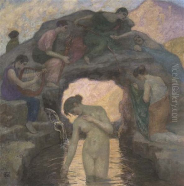 Nymph Of Salamis by Rupert Bunny