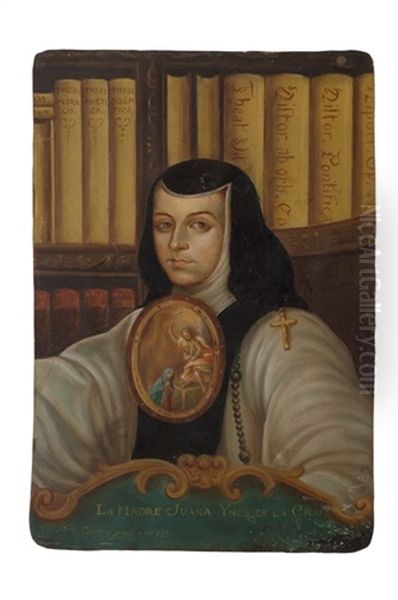 La Madre Juana Ynes De La Cruz by Miguel Cabrera