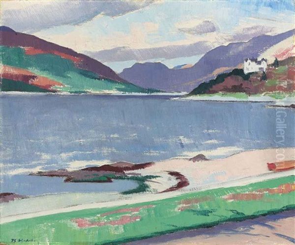 Cove, Loch Long by Francis Campbell Boileau Cadell