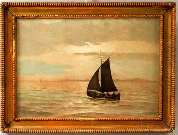 A Quiet Sail, Warren Rhode Island by Henry Newell Cady