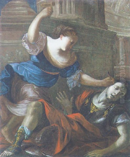 Jahel Und Sisera by Francesco del Cairo