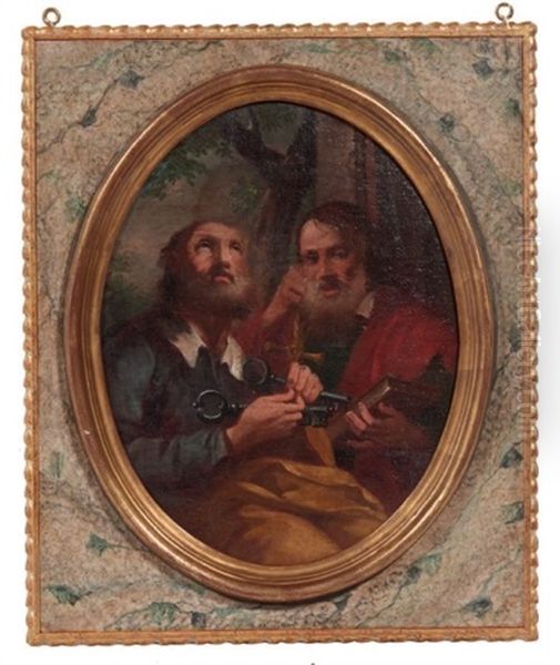 Saint Pierre Et Saint Paul (+ L'immaculee, Verso) by Francesco Capella