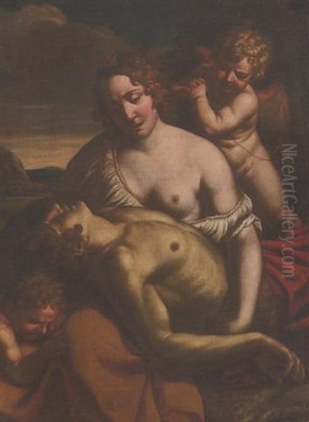 Il Compianto Di Venere Su Adone by Lodovico (Il Cigoli) Cardi