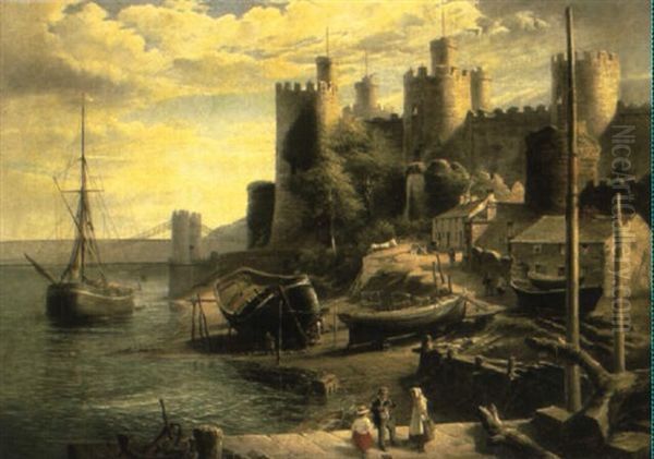 Conway Castle by John Wilson Carmichael