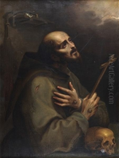 San Francisco De Asis by Ludovico Carracci