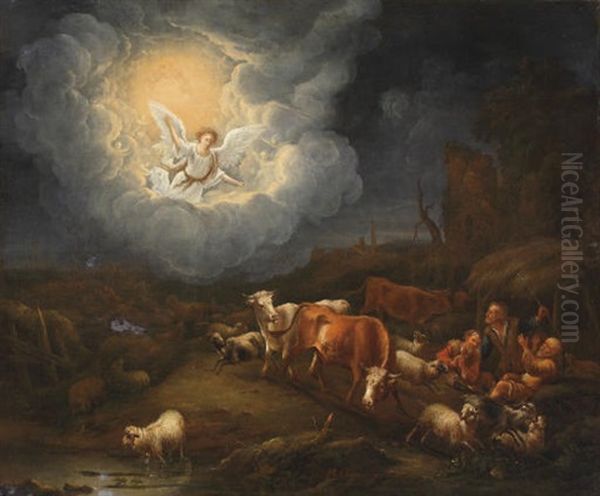 The Annunciation To The Shepherds by Michiel Carree