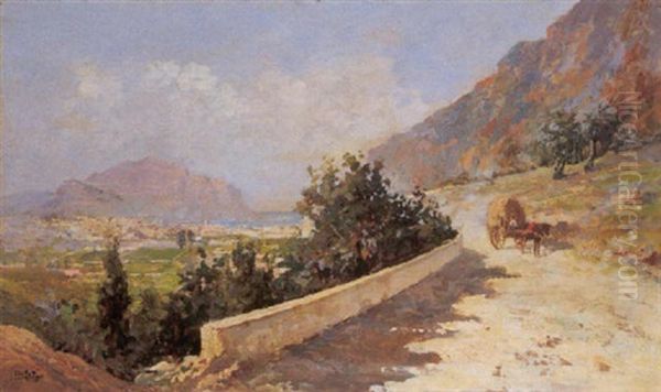 Paesaggio Nei Dintorni Di Palermo by Michele Catti