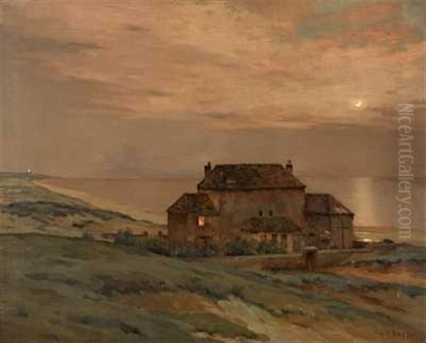 From Reichards - Moonlight By The Sea by Jean-Charles Cazin