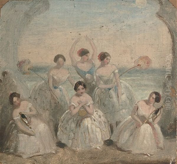 The Ballet Performance by Alfred Edward Chalon