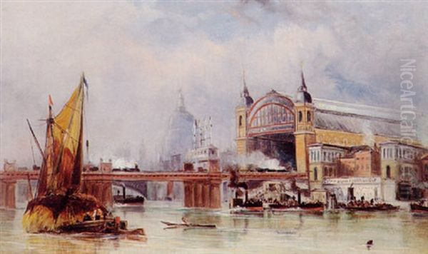 Cannon Street Railway Station by George William Crawford Chambers