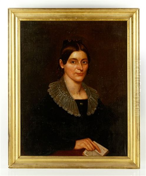 Portrait Of Clarissa Goddard by Joseph Goodhue Chandler