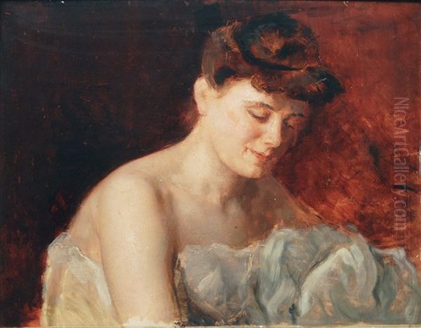 Lady In Her Boudoir by Charles Joshua Chaplin