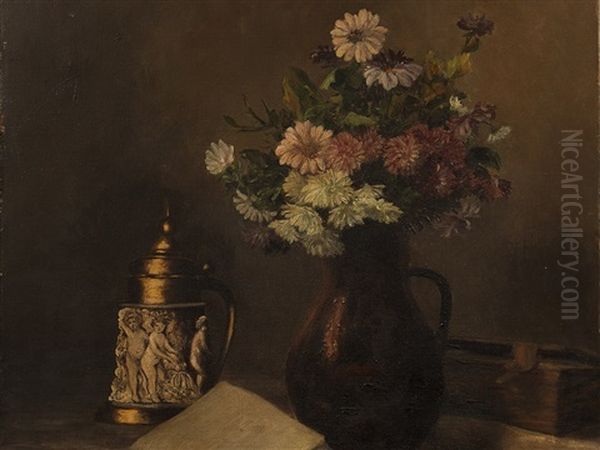 Still Life With Splendour Vessel by Hugo Charlemont