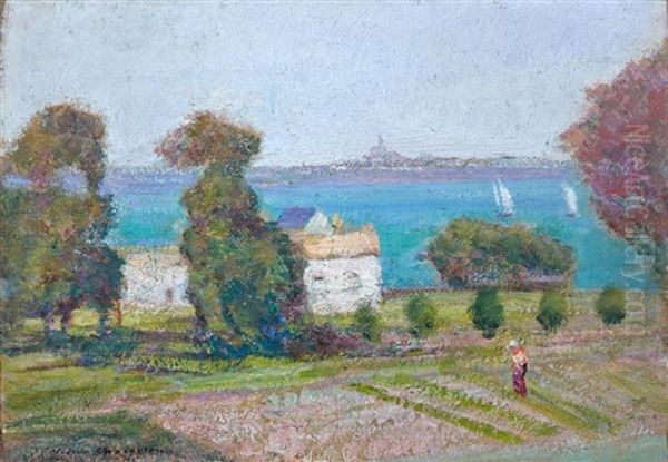 Paysage De Bord De Mer by Victor Charreton