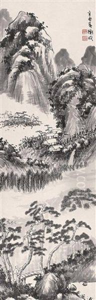 Landscape by  Chen Shizeng