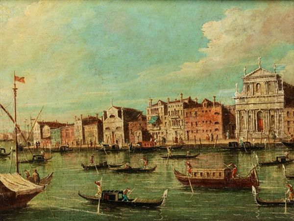 Blick Auf Den Canal Grande by Vincenzo Chilone