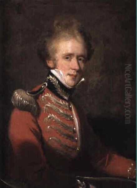 Portrait Of A Staff Officer by George Chinnery