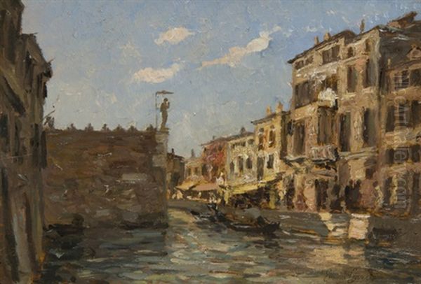 Venezia, Fondamenta De La Misericordia A Cannaregio by Emma Ciardi