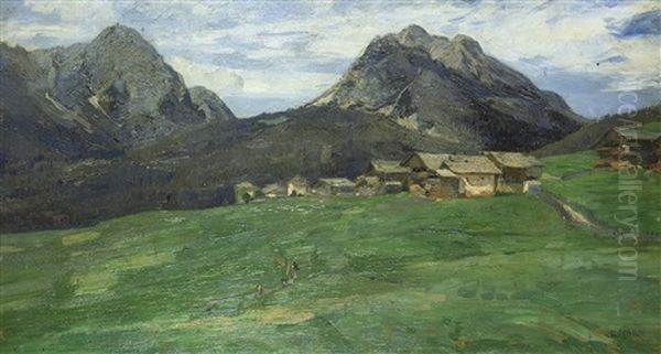 Il Monte Ferro A Sappada by Guglielmo Ciardi