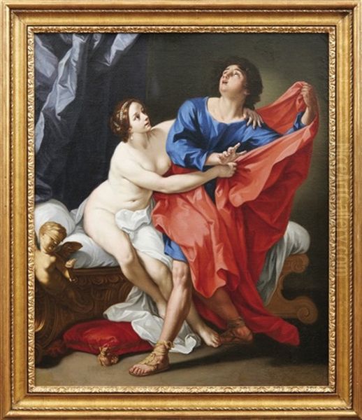 Cignani, Carlo - Werkstatt-der Keusche Joseph Und Das Weib Potiphars by Carlo Cignani