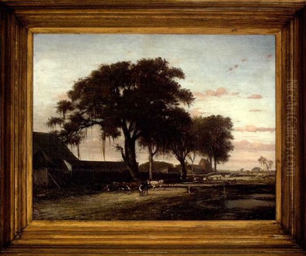 Rural Louisiana Farm Scene by Richard Clague