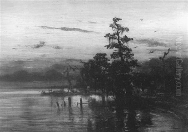 Bayou Landscape by Richard Clague