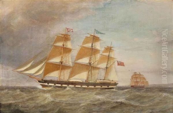 The John Kerr Co.'s Agnes Taylor Outward-bound From The Clyde by William Clark