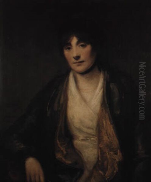 Portrait Of Mary Crichton, Countess Of Erne by Theophilius Clarke