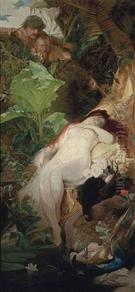 Susanna And The Elders by Leon Francois Comerre