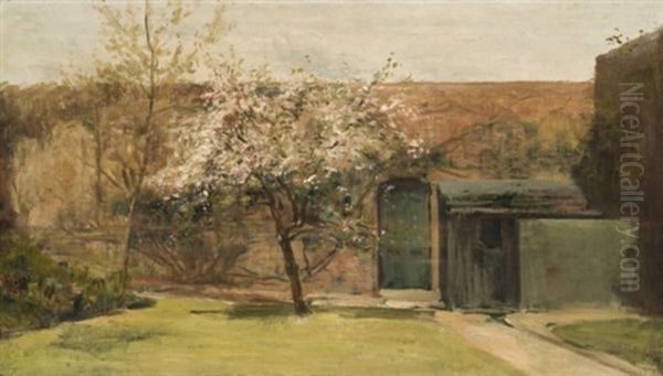 Blossoms, Chantemesle by Charles Conder