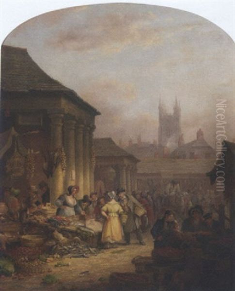 Plymouth Market by Nicholas Condy