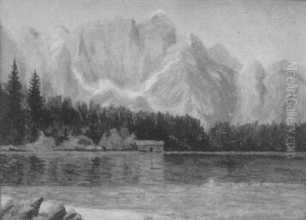 Western Lake Scene by George Eastman Cook