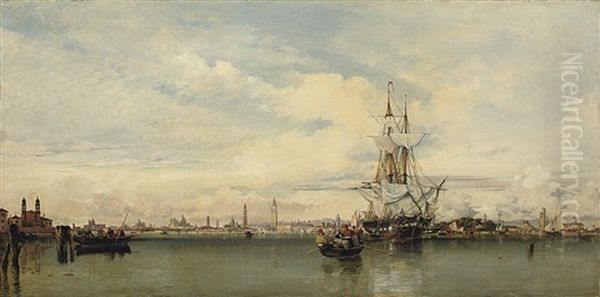 Venice From The Lagoon by Edward William Cooke