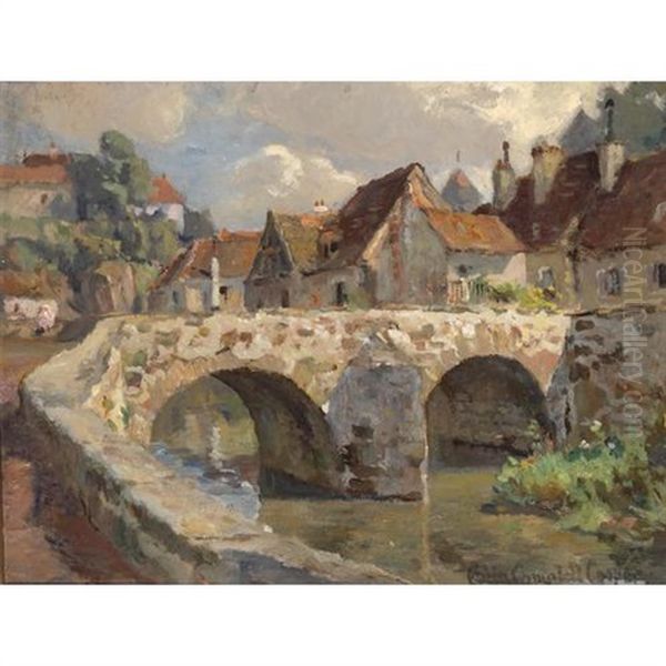 A View Of A European Village by Colin Campbell Cooper