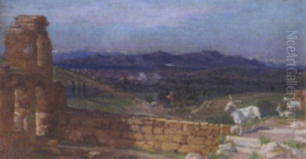 Italian Landscape by Edith Corbet