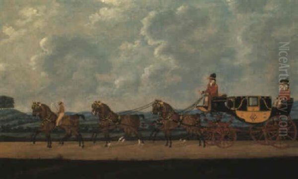 Princess Charlotte's State Landau, Driven By Mr. Mainwaring by John Cordrey