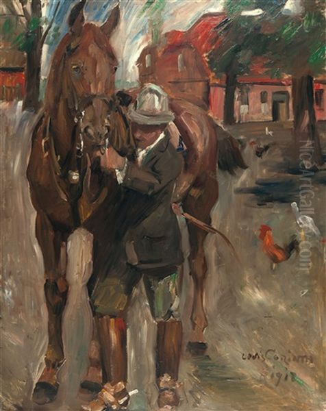 Reiter (setting Out For A Ride) by Lovis Corinth