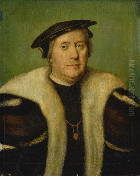 Portrait Of Jean D'albon, Seigneur De Saint Andre (1472-1549) by  Corneille de Lyon