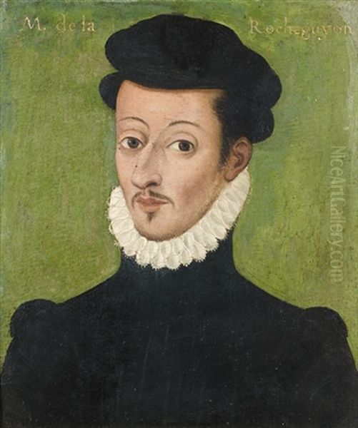 Portrait De Monsieur De La Rocheguyon by  Corneille de Lyon