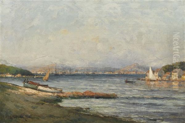 Der Hafen Von Toulon by Etienne Cornellier