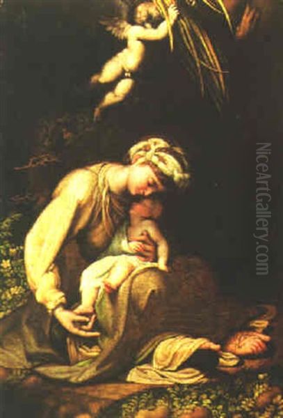 The Madonna And Child Oil Painting -  Correggio