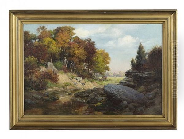 Autumn Landscape by Charles Abel Corwin